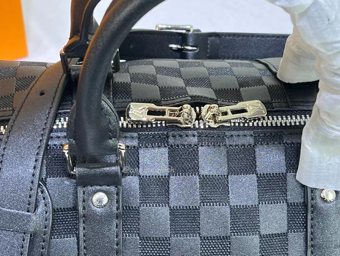 Louis Vuitton Keepall Bandouliere Monogram 50 Navy Duffel Bag (38) - www.newkick.vip